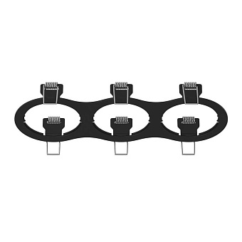 Рамка Lightstar 217637 255х90мм чёрный