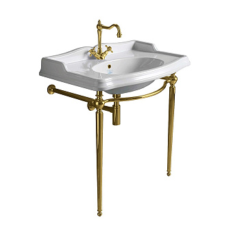 Консоль под раковину SIMAS Arcade ARCG1oro золото