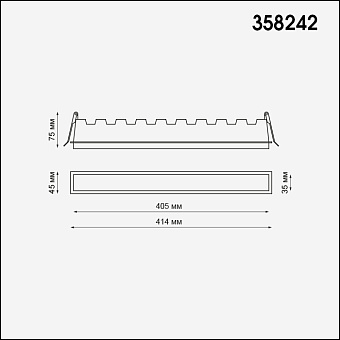Светильник точечный встраиваемый Novotech SPOT 358242 30Вт LED