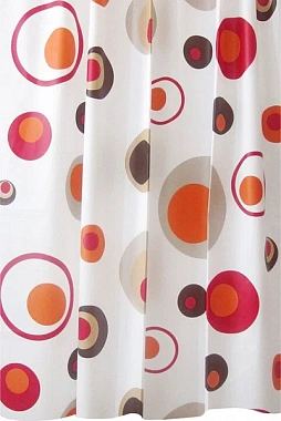 Шторка для ванной MILARDO Basic 503V180M11 180х180см разноцветный