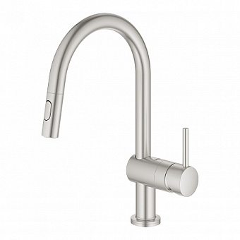 Смеситель для кухни GROHE Minta Touch 31358DC2 высокий излив нержавеющая сталь