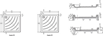 Душевой поддон RAVAK Angela A004401120 80х80см