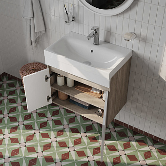 Тумба с раковиной IDDIS Zodiac ZOD6AD0i95K 37х59,2х64см