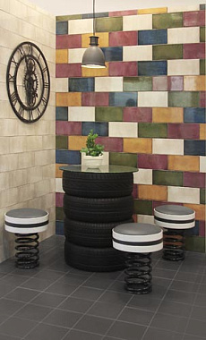 Настенная плитка MAINZU Catania PT01990 Blu 15х30см 0,99кв.м. глянцевая