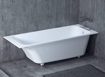 Ванна каменная SALINI ORLANDO 102011M S-Sense глянцевая 170х70см встраиваемая
