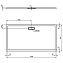 Душевой поддон IDEAL STANDARD ULTRAFLAT NEW T448601 90х170см