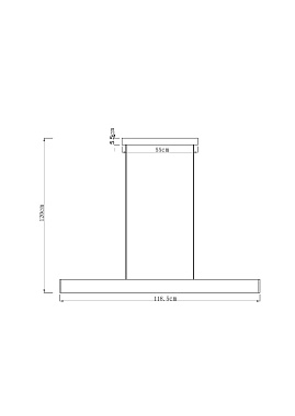 Светильник подвесной Arte Lamp LARGO A2505SP-2BK 30Вт LED