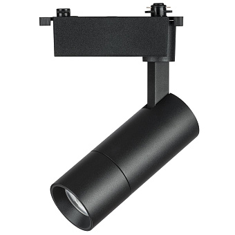 Трековый светильник Lightstar Volta 229147 12Вт LED чёрный для однофазного трека