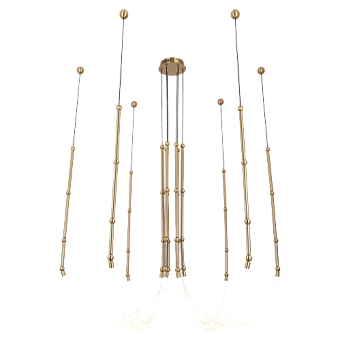 Люстра потолочная Lussole BEND LSP-7071 60Вт 1 лампочек LED