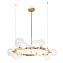 Люстра подвесная CRYSTAL LUX AGATA AGATA SP15 V2 GOLD/TRANSPARENTE 75Вт 15 лампочек G9
