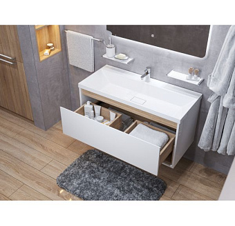 Тумба с раковиной MIRSANT Scandy УТ000080933 45х100х56см