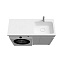 Тумба с раковиной IDDIS Optima Home OPH12RDi95K 48х120х89см
