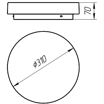 Светильник потолочный Arte Lamp AQUA-TABLET LED A6836PL-1WH 36Вт LED