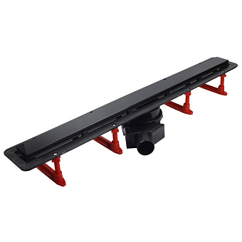 Душевой лоток Pestan 13701322 85х5,55см горизонтальный сток с решёткой и опорами