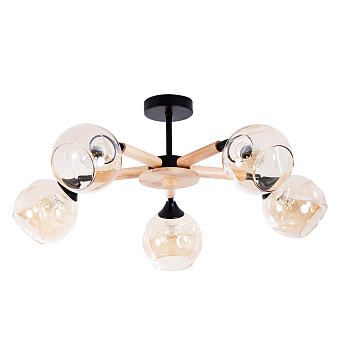 Люстра потолочная Arte Lamp BRANSON A4370PL-5BR 60Вт 5 лампочек E27