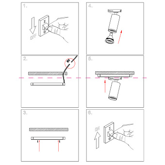Трековый светильник Maytoni Virar TR022-1-GU10-W 10Вт GU10 белый для однофазного трека
