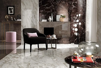 Лаппатированный керамогранит Atlas Concord Италия Marvel Edge AAIQ Red Luxury Lappato 150х75см 1,125кв.м.