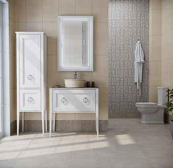 Тумба под раковину напольная KERAMA MARAZZI Plaza Classic PL.C.80.1\WHT 48х80х84см