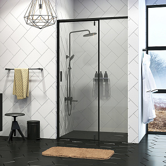 Душевая дверь WASSERKRAFT Elbe 74P05 200х120см стекло прозрачное