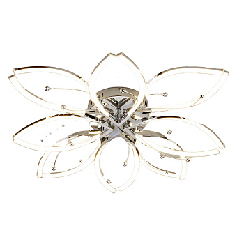 Светильник потолочный Eurosvet FIONA 90092/8 хром 96Вт LED