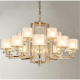 Люстра подвесная Newport 4400 4410+5/C gold 65Вт 17 лампочек E14