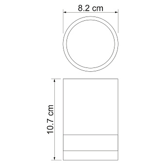 Стакан в ванную WASSERKRAFT Inn K-4328 бежевый