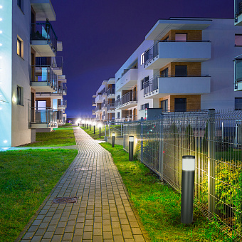 Светильник ландшафтный Mantra CHICAGO 8108 20Вт IP65 E27 темно-серый