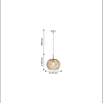 Светильник подвесной Favourite Dispertion 2177-1P 60Вт E27