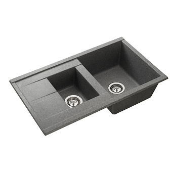 Мойка кухонная Акватон Делия 1A716232DE230 78,7х51см серый
