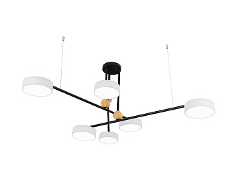 Люстра KINK Light Рапис 07647-6,01(4000K) 96Вт 6 лампочек LED