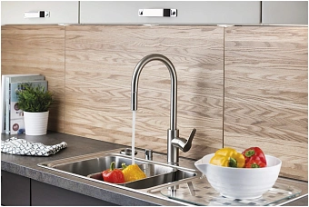 Смеситель для кухни VITRA Masterline A42153EXP выдвижной излив хром