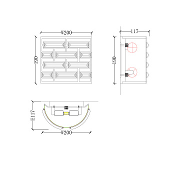 Светильник настенный Maytoni Frontera MOD067WL-01CH 40Вт G9