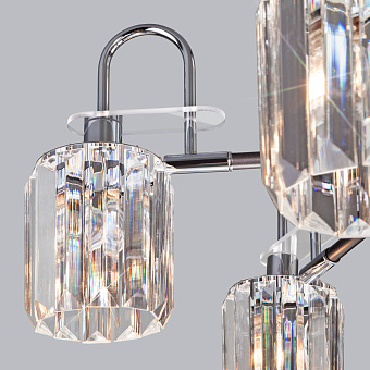 Люстра потолочная Eurosvet Tenia 70090/5 графит 60Вт 5 лампочек E14