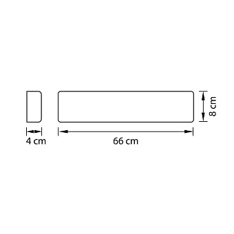 Светильник настенный Lightstar Fiume 810526 20Вт LED