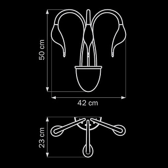 Бра Lightstar Cigno Collo 751637 60Вт G4