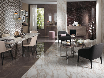 Неполированный керамогранит Atlas Concord Италия Marvel Edge AEOJ Royal Calacatta 60х30см 1,26кв.м.