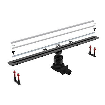 Щелевой душевой трап Pestan Confluo Slim Line 13100024 30х0,4см горизонтальный сток