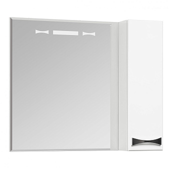 Шкаф зеркальный Акватон Диор 1A168002DR01R 17х80х68,6см с подсветкой