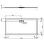 Душевой поддон IDEAL STANDARD ULTRAFLAT NEW T4471V1 80х160см