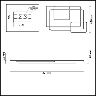 Люстра потолочная Lumion NORIKO 5276/99CL 113Вт 1 лампочек LED