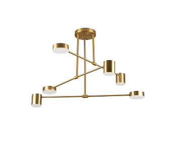 Люстра KINK Light Мекли 07649-6A,20 42Вт 6 лампочек LED