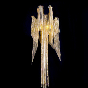 Торшер Loft It Stream 10208F Gold 120Вт E14 3 плафонов