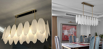 Люстра потолочная ImperiumLOFT Angel Style Italian Murano 178415-22 280Вт 7 лампочек LED