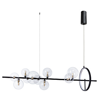 Светильник подвесной Arte Lamp SATURN A7790SP-50BK 80Вт LED