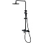 Душевая система LEMARK Bronx LM3772BL чёрный