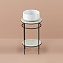 Столешница ArtCeram Vogue TFA011 47 Мрамор 44х44см carrara
