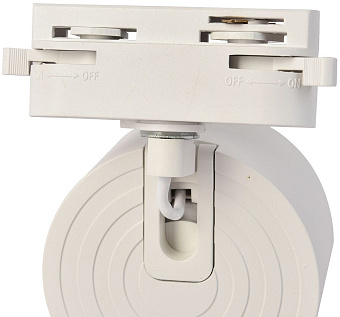 Трековый светильник Favourite Imago 4025-3U 30Вт GX53 белый для однофазного трека