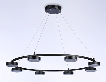 Люстра подвесная Ambrella COMFORT LineTech FL51763 67Вт 9 лампочек LED