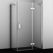 Угловое ограждение WASSERKRAFT Aller 10H07RWHITE 200х120см стекло прозрачное
