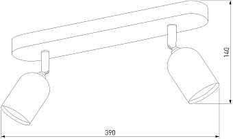 Светильник потолочный TK Lighting Top 3303 50Вт GU10